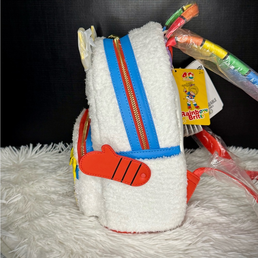 Loungefly Rainbow Brite Twink Plush Cosplay Light Up Mini Backpack - Picture 9 of 13